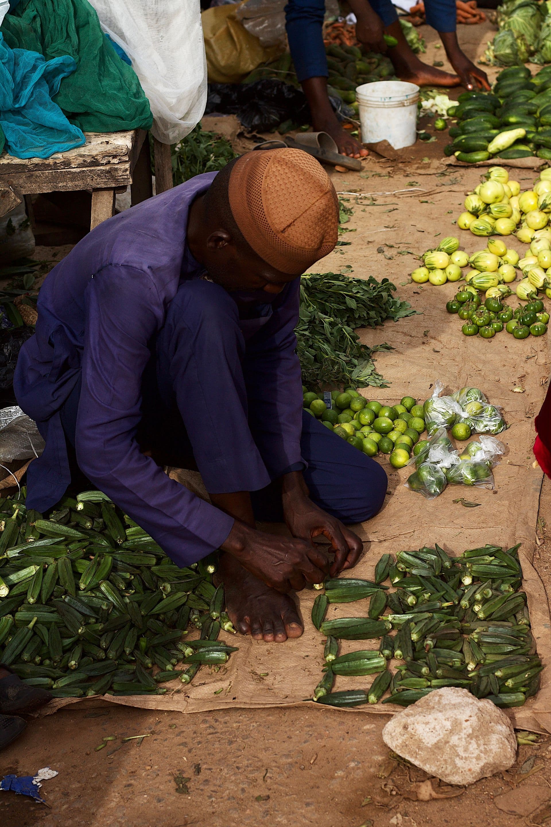 A produce market
